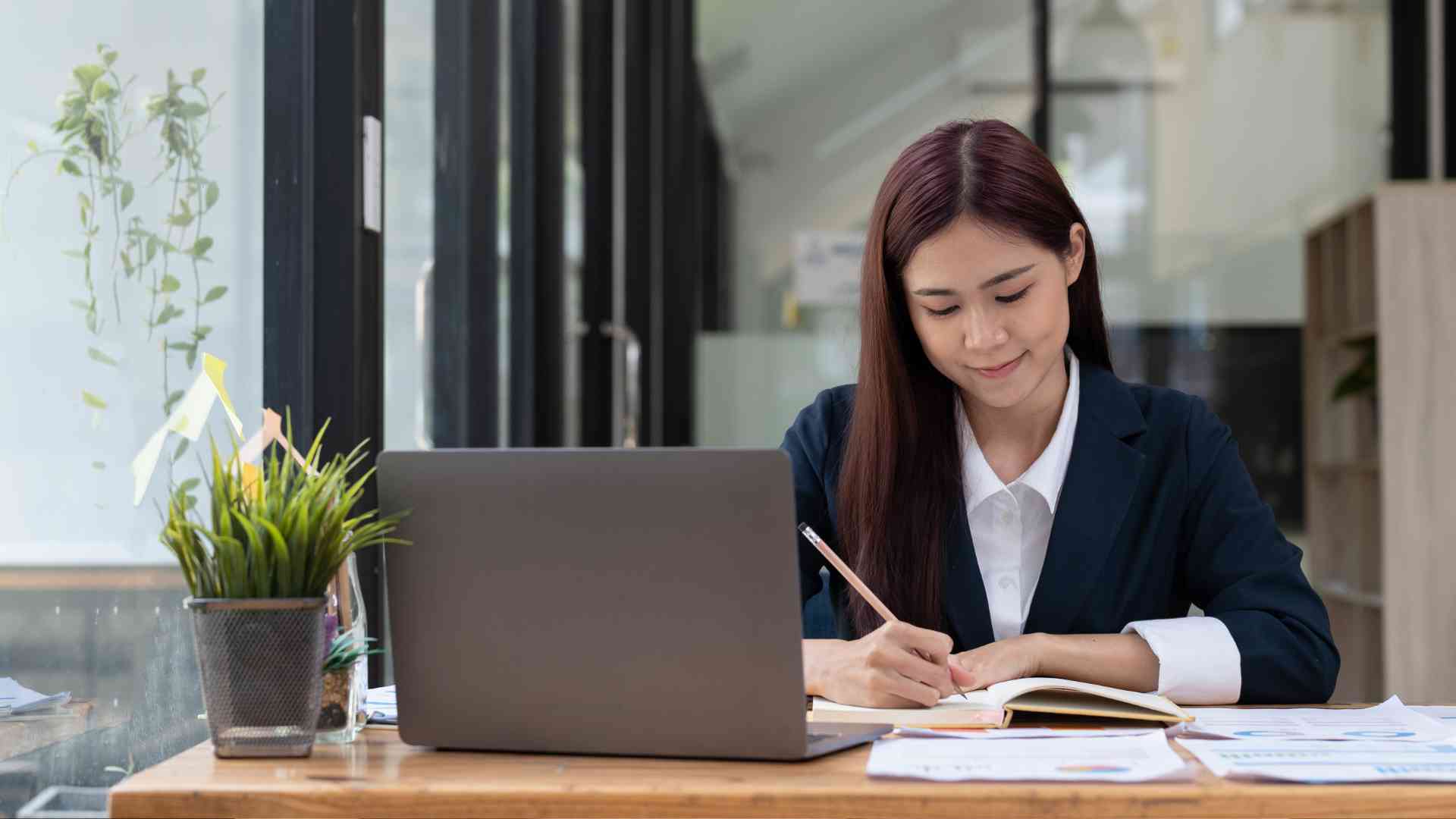 A female administrative assistant.